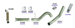 GMC 2500 Performance Exhaust - Diamond Eye Performance - DPF Back SGL w/ Turbo Direct Pipe - `07-`10